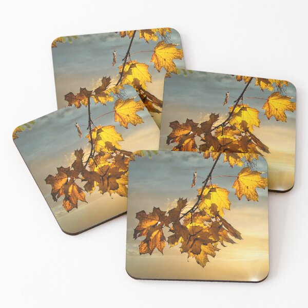 Item preview, Autumn leaf veins in the evening designed and sold by Chikokie.