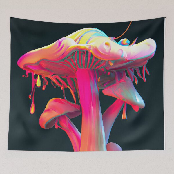 Item preview, Psychadelic Magic Mushroom Colourful TripArt #4 designed and sold by CoyoteStudio.