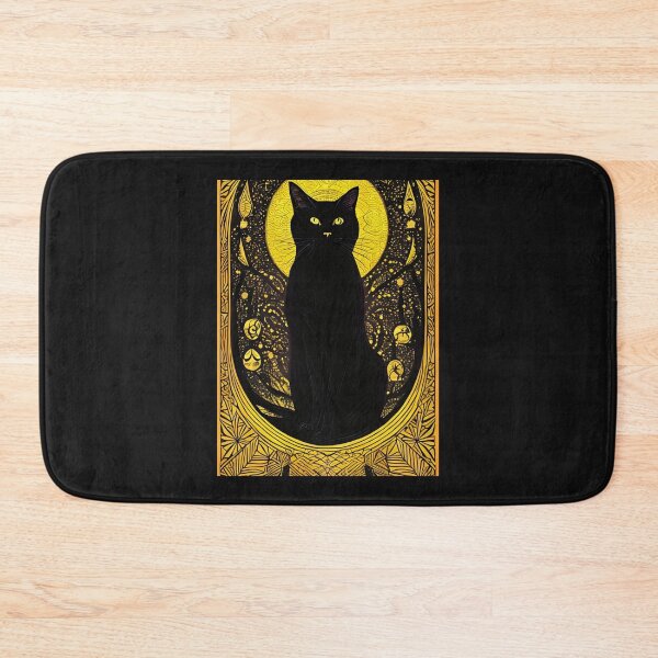 Item preview, Tarot Card Black Cat Graphic designed and sold by MotionWaves.