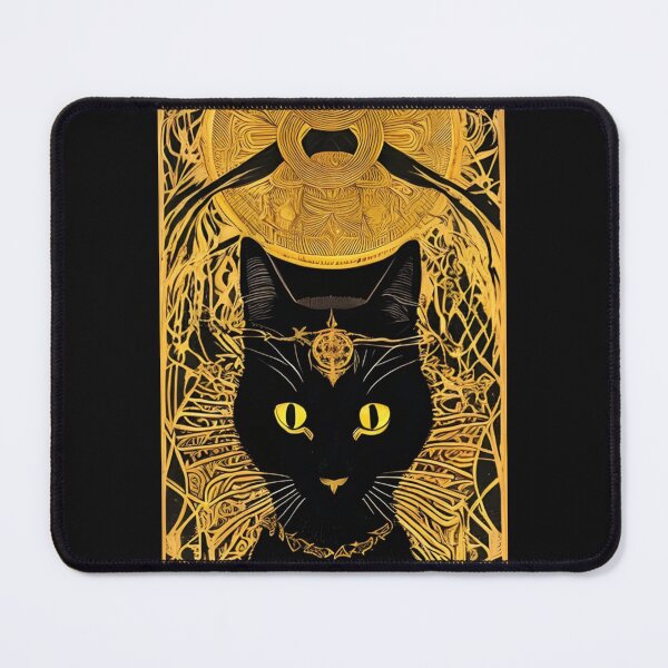 Item preview, Tarot Card Black Cat Graphic designed and sold by MotionWaves.