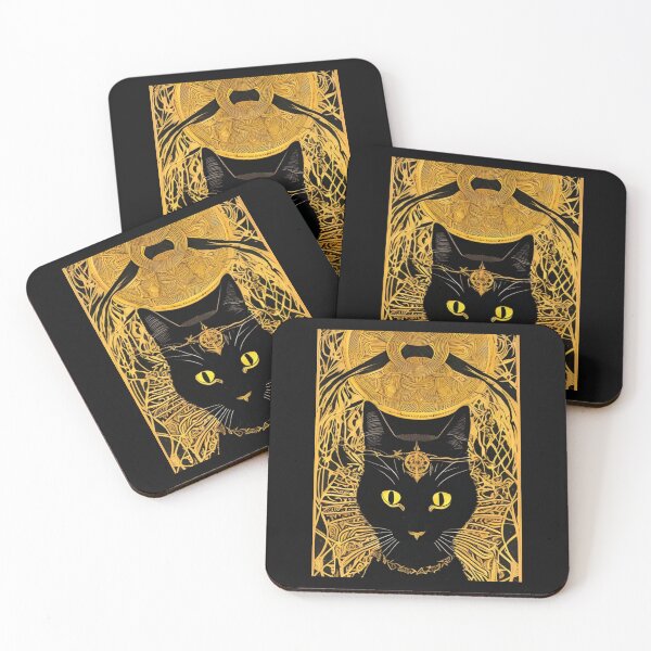 Item preview, Tarot Card Black Cat Graphic designed and sold by MotionWaves.