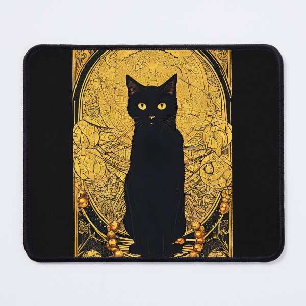 Item preview, Tarot Card Black Cat Graphic designed and sold by MotionWaves.