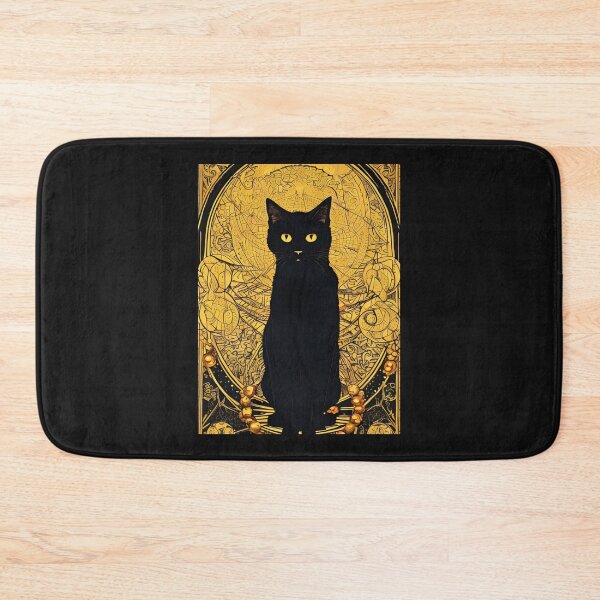 Item preview, Tarot Card Black Cat Graphic designed and sold by MotionWaves.