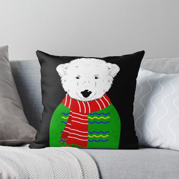 Item preview, Polar Bear Dressed For The Cold Arctic Winter Funny Design designed and sold by PY Tees.