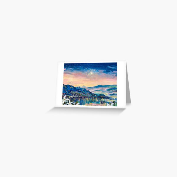 Evening Lake Greeting Card