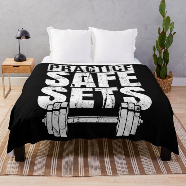 Item preview, Funny Practice Safe Sets Weightlifting designed and sold by GeorgiHeyward.