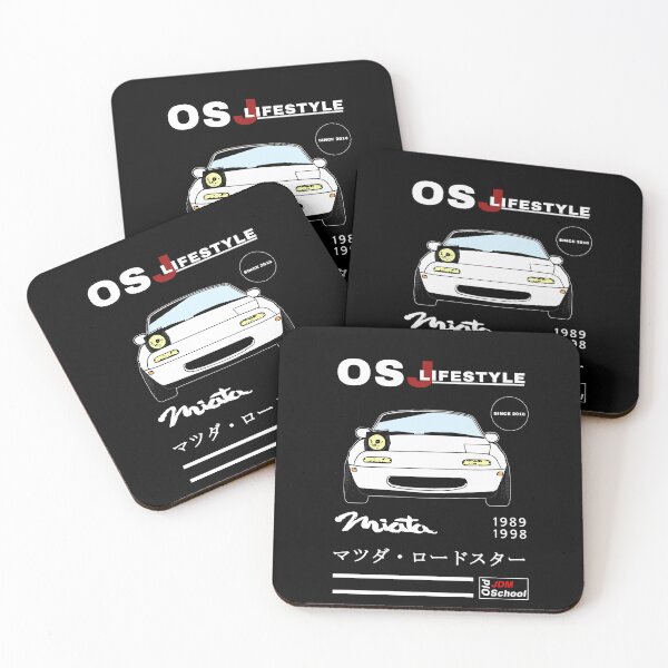 Item preview, Miata OSJ LifeStyle (Black Edition) designed and sold by oldschooljdm.