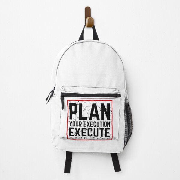 Item preview, Plan Your Execution Execute Your Plan white distressed 2 designed and sold by KingsManKind.