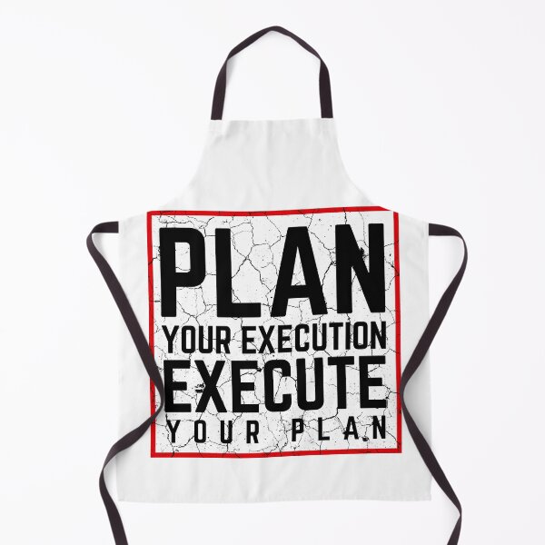 Item preview, Plan Your Execution Execute Your Plan white distressed 2 designed and sold by KingsManKind.