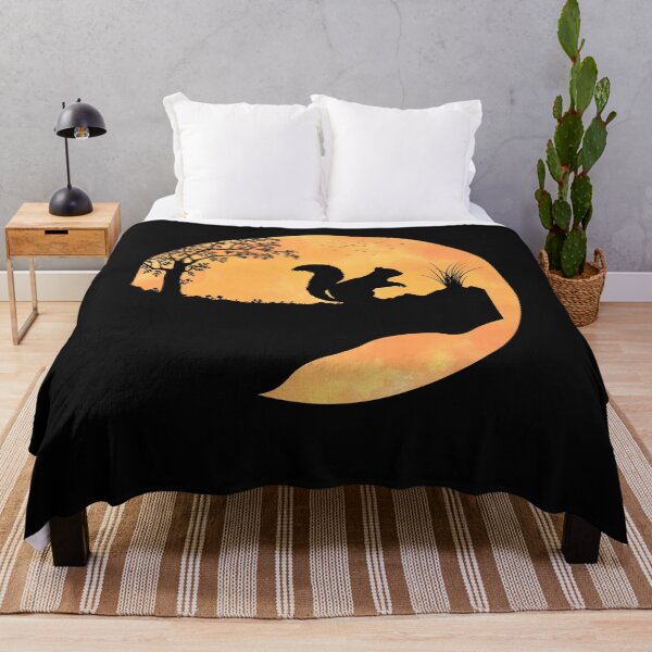 Item preview, Squirrel Art Cute Squirrel Sunset Vintage For Animals Lover Cute Squirrel With Trees and Sunset Design designed and sold by Thecitiesstore.