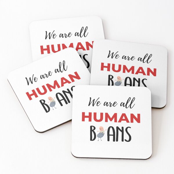 Item preview, We Are All Human beans designed and sold by Doodlehub.