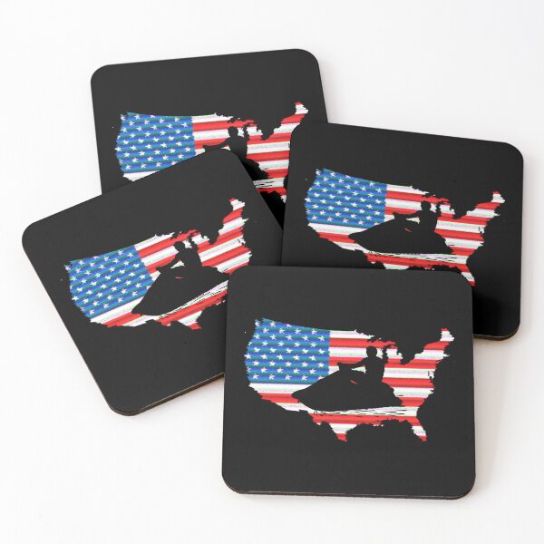 Item preview, Jet Ski Shirt with American USA Flag Jetski  designed and sold by uriwe.