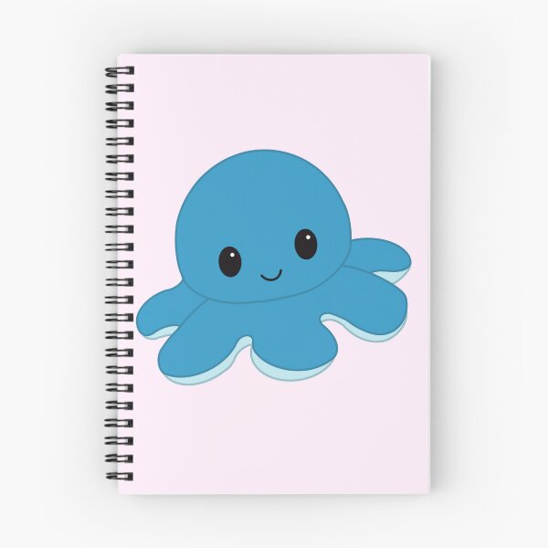 Item preview, Happy Blue Moody Reversible Octopus designed and sold by ShopBabyFace.