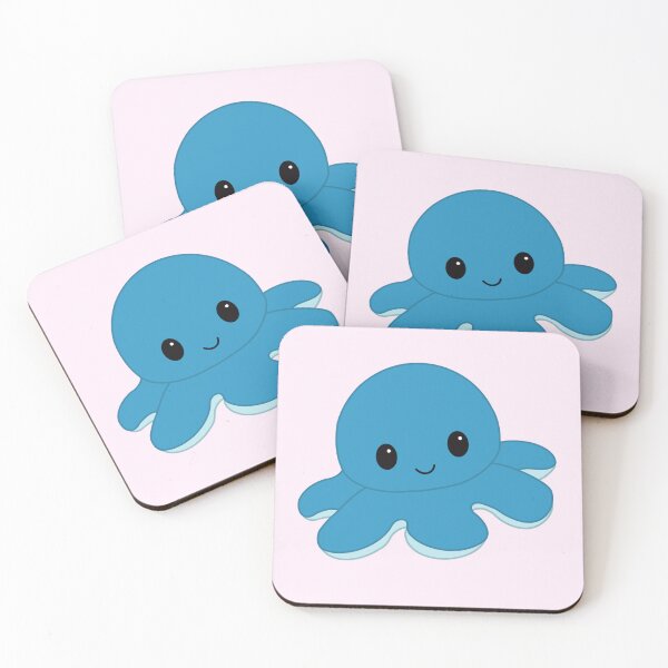 Item preview, Happy Blue Moody Reversible Octopus designed and sold by ShopBabyFace.