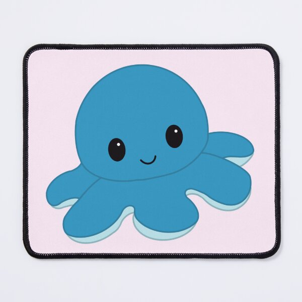 Item preview, Happy Blue Moody Reversible Octopus designed and sold by ShopBabyFace.