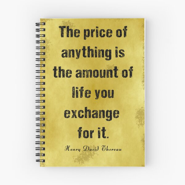 Item preview, Thoreau Quote designed and sold by Brad Chambers.