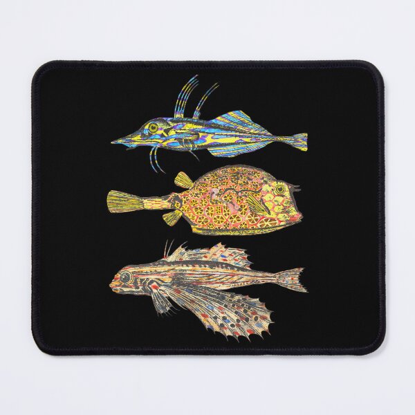 Item preview, Watercolor engraving fish designed and sold by 3-Petits-Lapins.