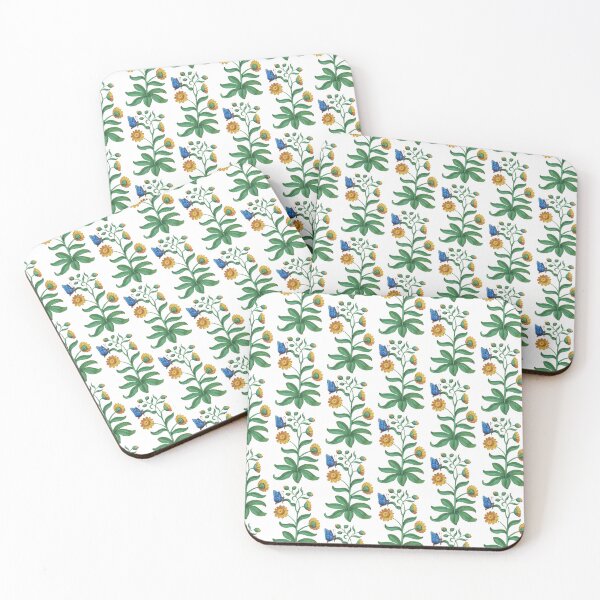 Item preview, Calendula watercolor with blue butterfly  designed and sold by Pelastore.