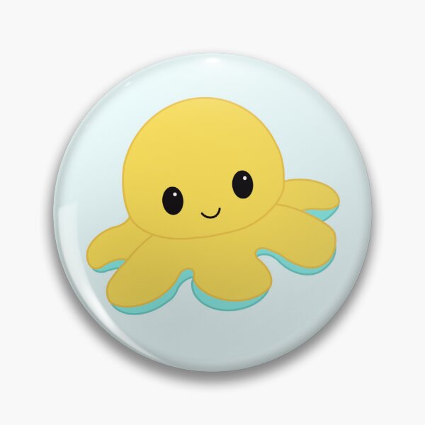 Item preview, Happy Yellow Moody Reversible Octopus designed and sold by ShopBabyFace.