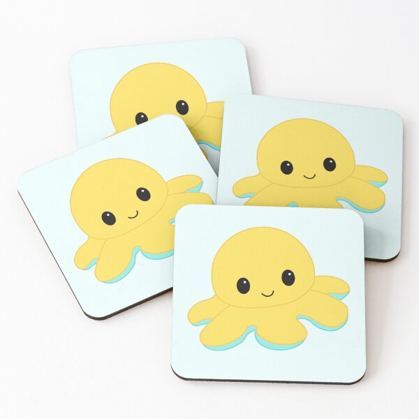 Item preview, Happy Yellow Moody Reversible Octopus designed and sold by ShopBabyFace.