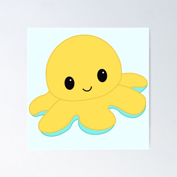 P sters Anime Pulpo Amarillo Redbubble