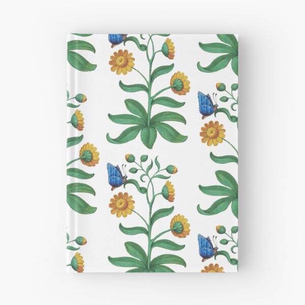 Item preview, Calendula watercolor with blue butterfly  designed and sold by Pelastore.