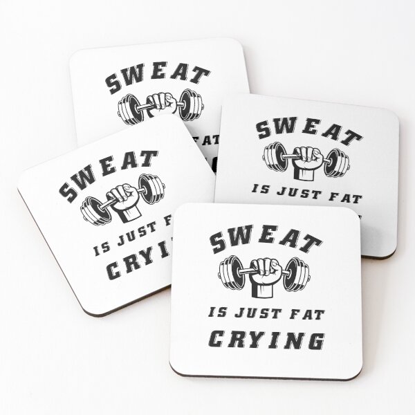 Item preview, Sweat Is Just Fat Crying - Bodybuilder - Funny Gym Quote designed and sold by ImagesDesigns.