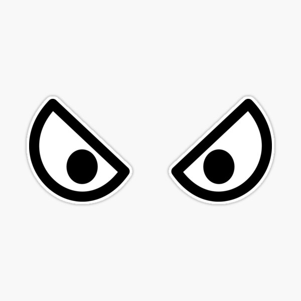 Transparent Anime Eyes Png Transparent - Transparent Angry Eyes