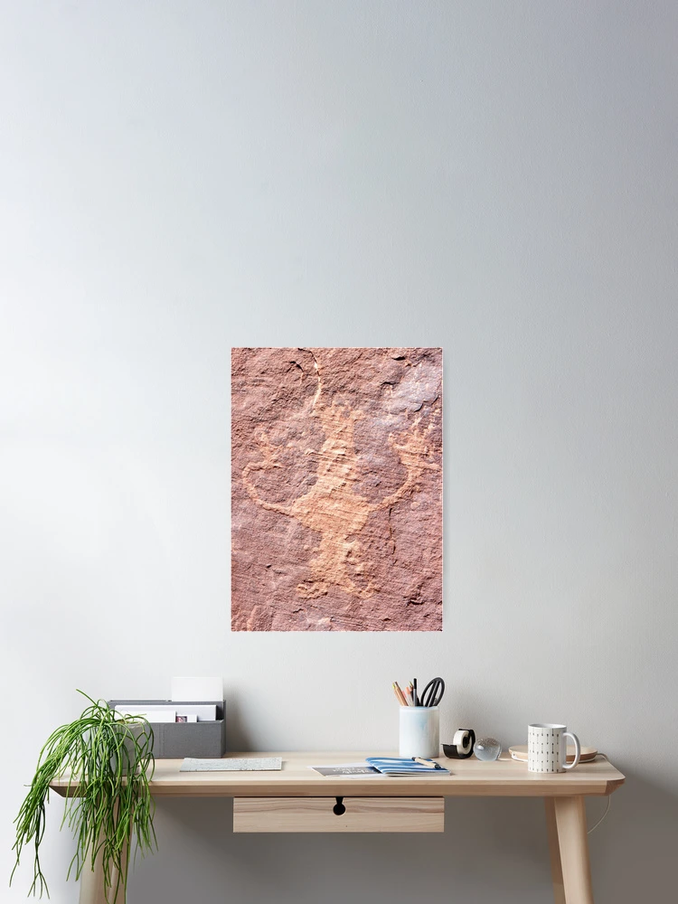 Thumbnail 2 of 3, Poster, Petroglyph designed and sold by The Studio Red.