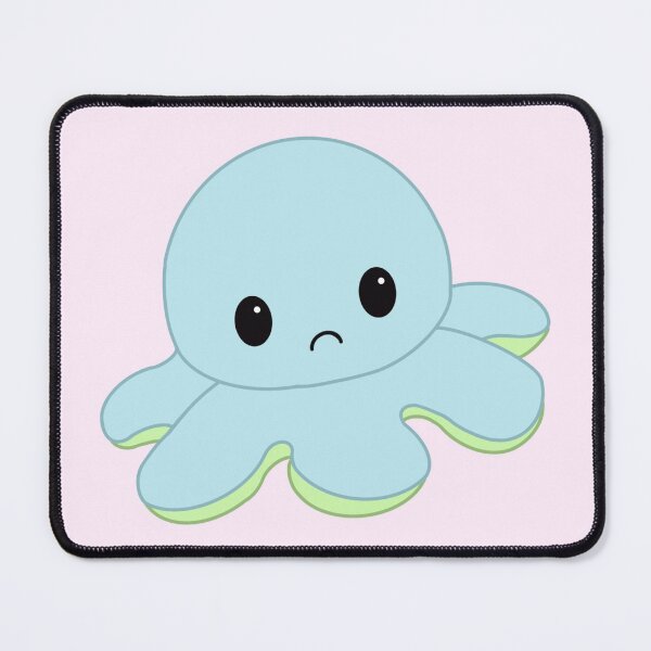 Item preview, Sad Blue Moody Reversible Octopus designed and sold by ShopBabyFace.