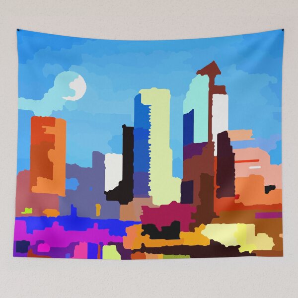 Item preview, Tampa Bay Skyline Moonrise designed and sold by Jon-Baran.