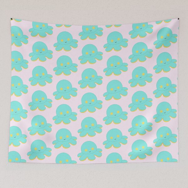 Item preview, Starry Blue Moody Reversible Octopus designed and sold by ShopBabyFace.
