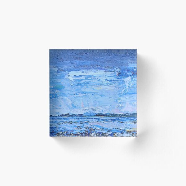 Blue Mountain Acrylic Block