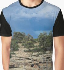 Castlewood Canyon und Sturm Grafik T-Shirt