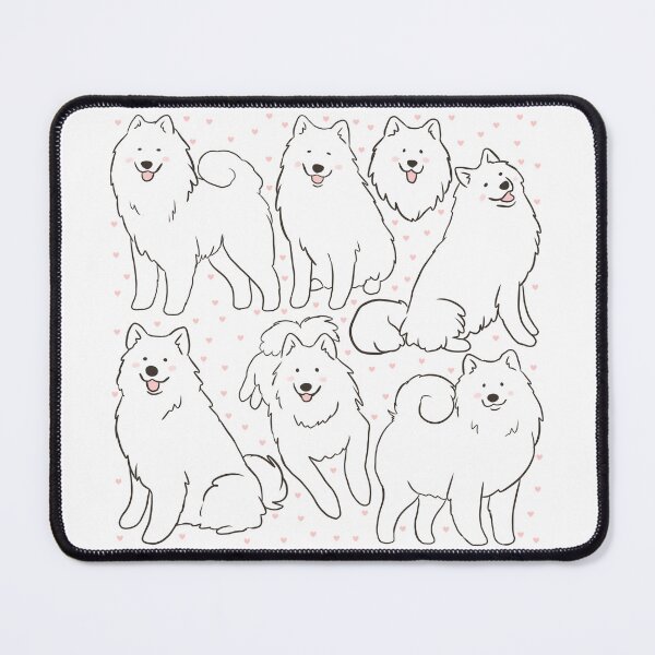 Item preview, Samoyed dog illustration  designed and sold by Yarafantasyart.