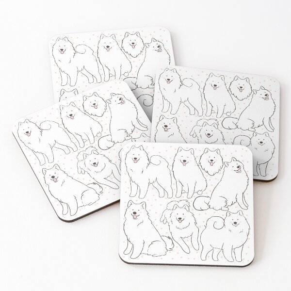 Item preview, Samoyed dog illustration  designed and sold by Yarafantasyart.