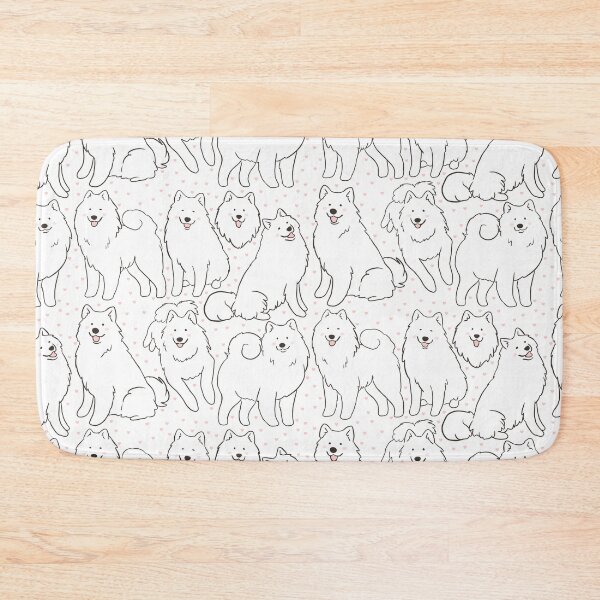 Item preview, Samoyed dog illustration  designed and sold by Yarafantasyart.
