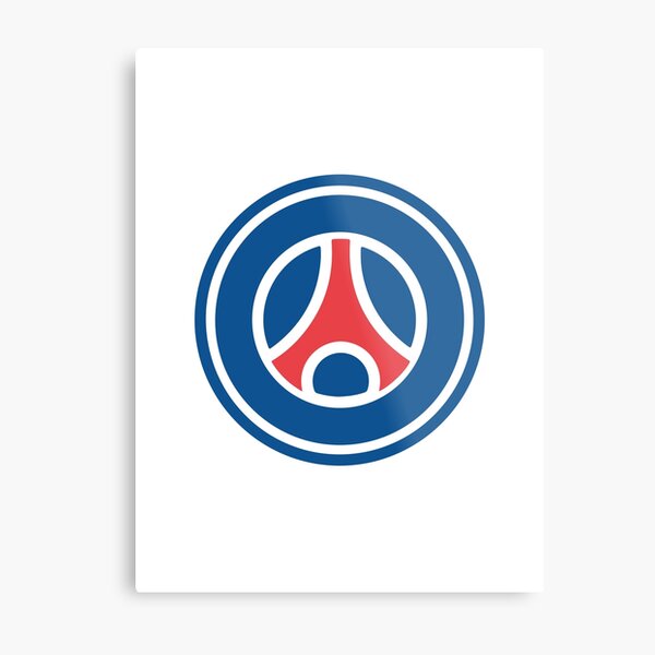 Logo minimaliste du Paris Saint-Germain Impression métallique