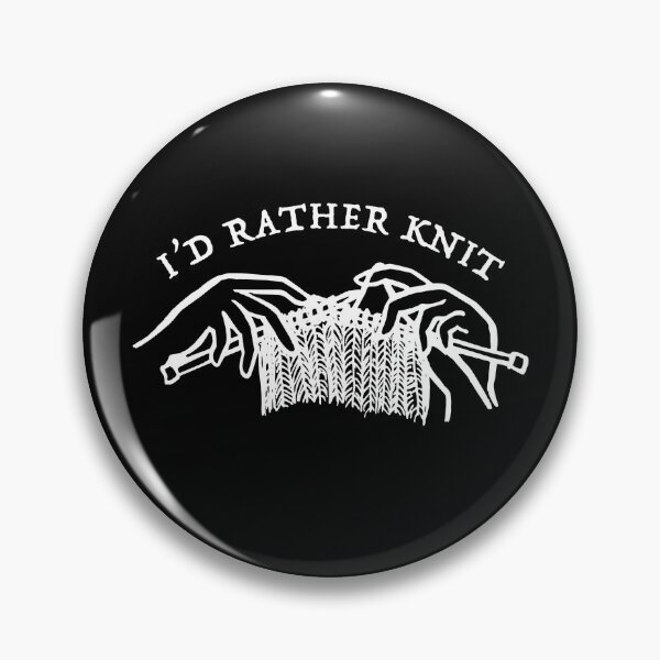 Item preview, I'd Rather Knit designed and sold by deliarfaria.
