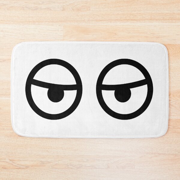 Item preview, Cool Cartoon Eyes Design | Disappointed Cartoon Eyes Drawing | Black and White Colors designed and sold by RiciPaneto.