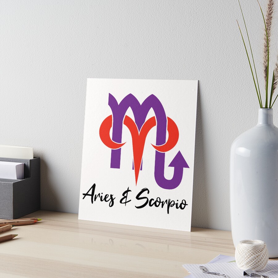 Aries and Scorpio Tattoo: Fire Meets Shadow
