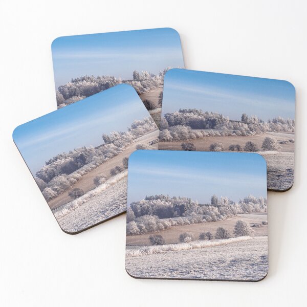 Item preview, Winter landscape with trees covered with hoarfrost designed and sold by LubosChlubny.