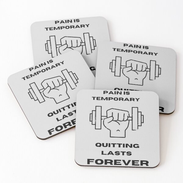 Item preview, Pain Is Temporary Quitting Lasts Forever designed and sold by noha alzohbi.