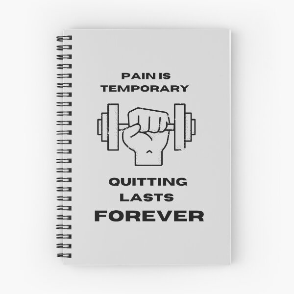 Item preview, Pain Is Temporary Quitting Lasts Forever designed and sold by noha alzohbi.