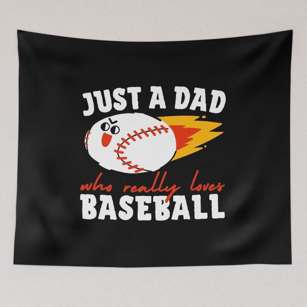 Item preview, Just A Dad Who Loves Baseball designed and sold by to-esu.