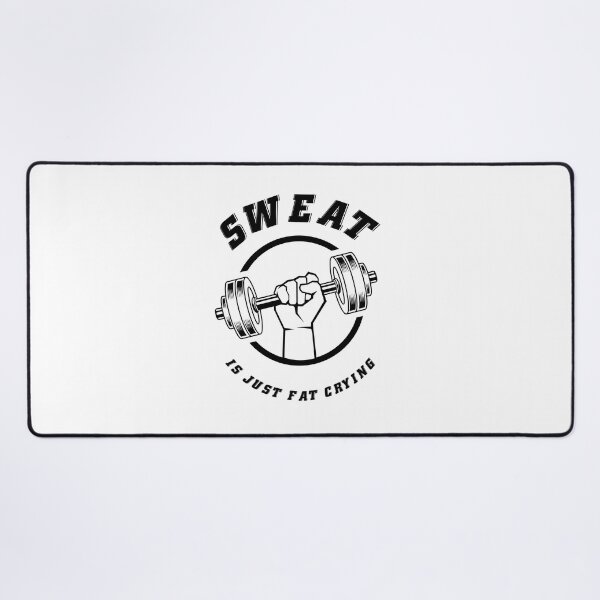 Item preview, Sweat Is Just Fat Crying - Bodybuilder - Funny Gym Quote designed and sold by ImagesDesigns.