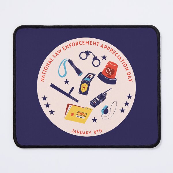 Item preview, January 9th National Law Enforcement Appreciation Day designed and sold by CarlottaLai.
