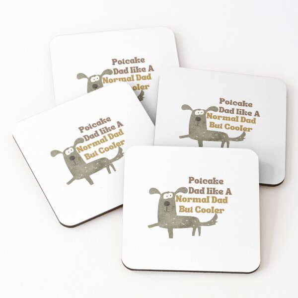 Item preview, Potcake Dad Like A Regular Dad But Cooler for Dog Lover Dad Mom designed and sold by EsraaBaniOdeh.