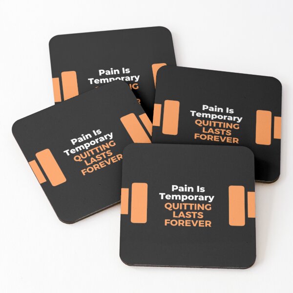 Item preview, Pain Is Temporary Quitting Lasts Forever designed and sold by noha alzohbi.