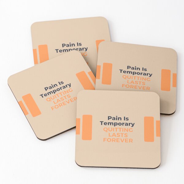 Item preview, Pain Is Temporary Quitting Lasts Forever designed and sold by noha alzohbi.